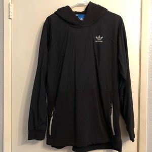 Men’s Adidas black hoodie/windbreaker